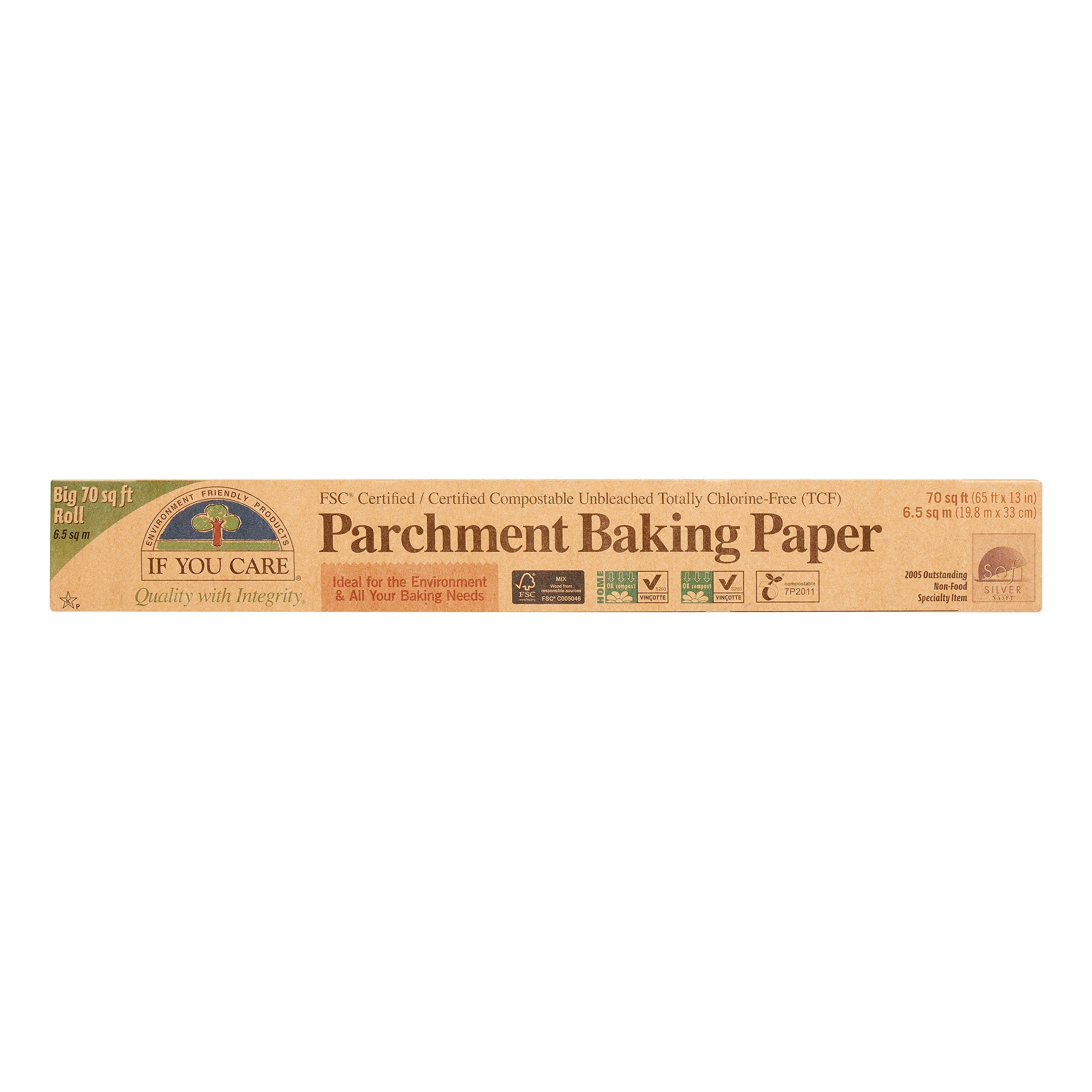 FSC & Compostable Certified, Parchment Baking Paper, 70 sq ft-Lot